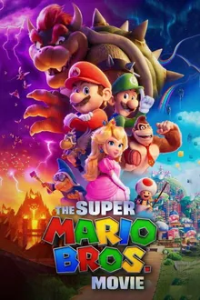 Poster artwork for the animated family film The Super Mario Bros. Movie